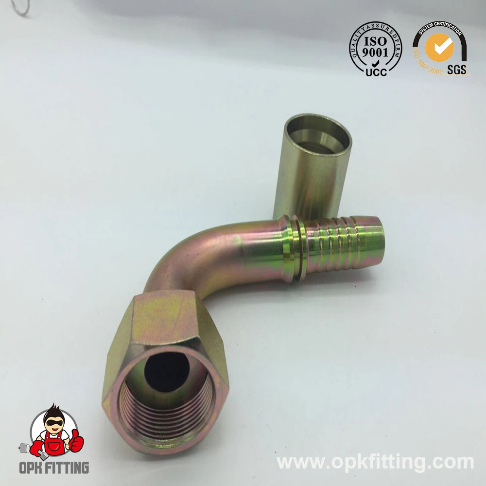 20291 90° Metric Female Flat Seat